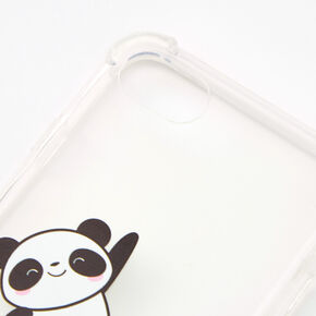 Coque de portable panda transparente - Compatible avec iPhone&reg; 6/7/8/SE,