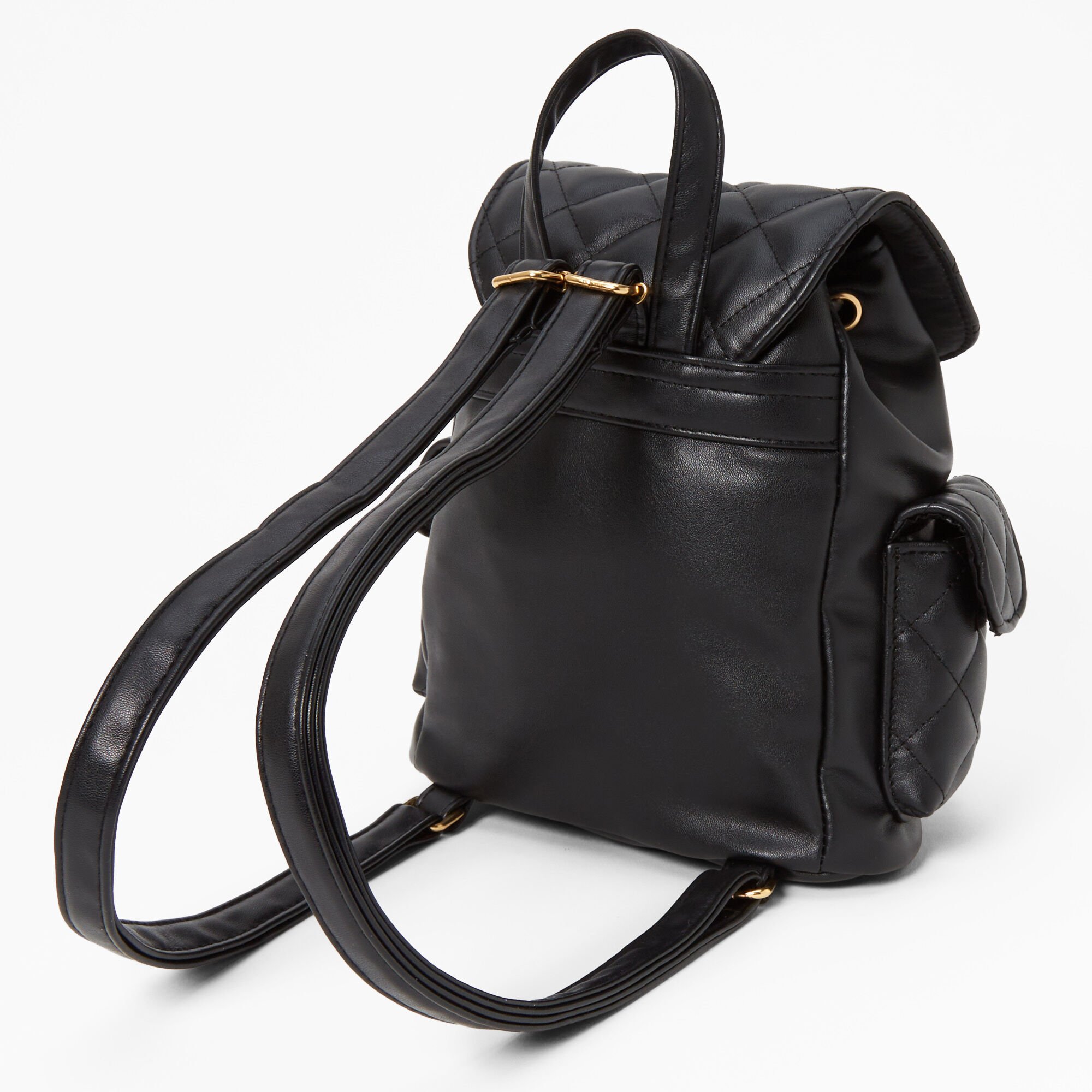 Mini backpack sales with flap