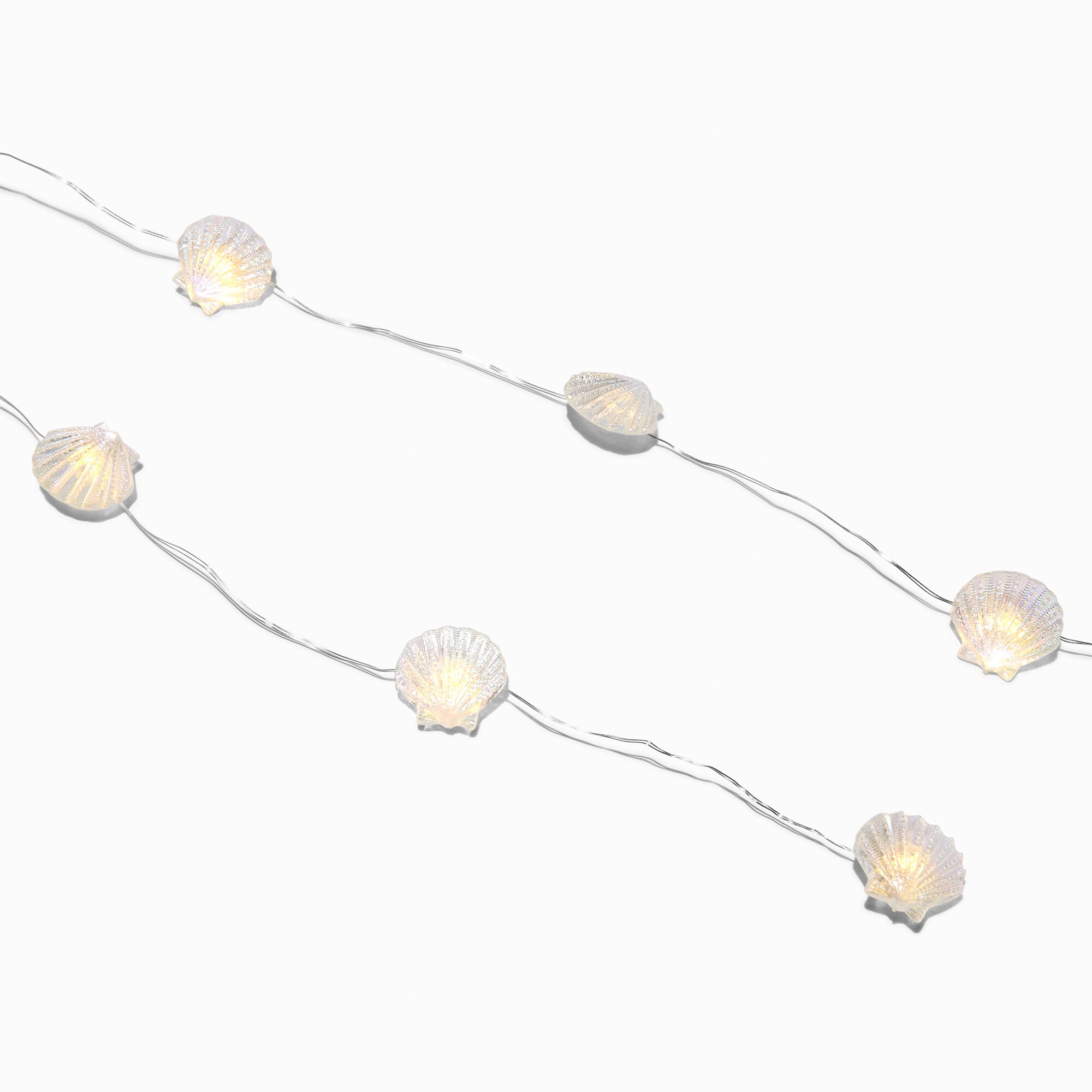 View Claires Shell String Lights White information