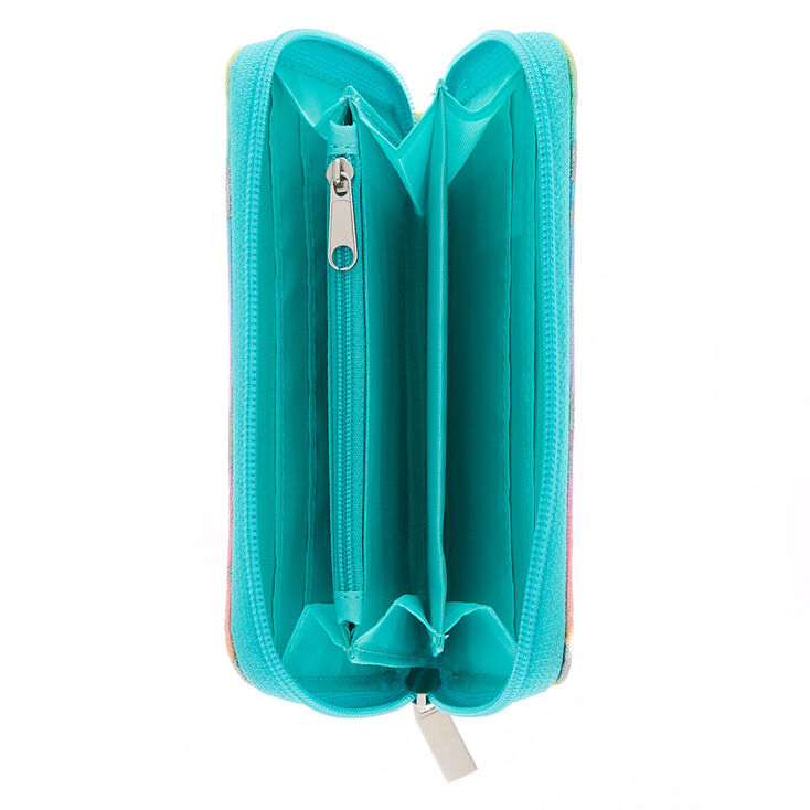 Pochette licorne arc-en-ciel - Turquoise,