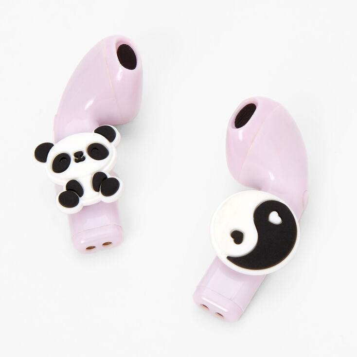 Panda &amp; Yin Yang Earbud Charms - 4 Pack,