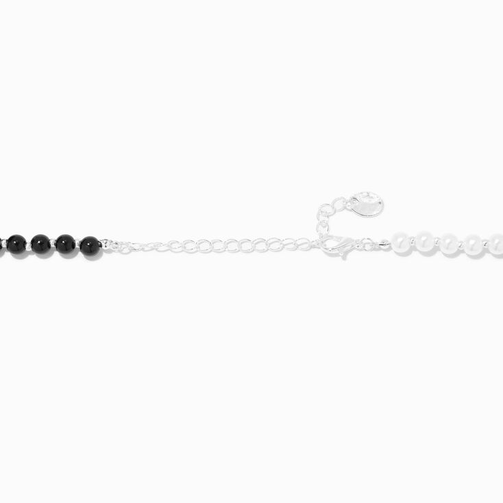 Sunburst Yin Yang Beaded Choker Necklace ,