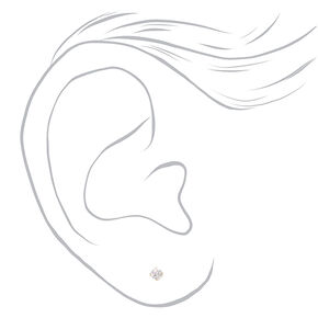 Round Diamond Stud Earrings 1/5 ct. tw. 14k White Gold,