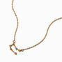 Gold-tone Zodiac Constellation Pendant Necklace - Gemini,