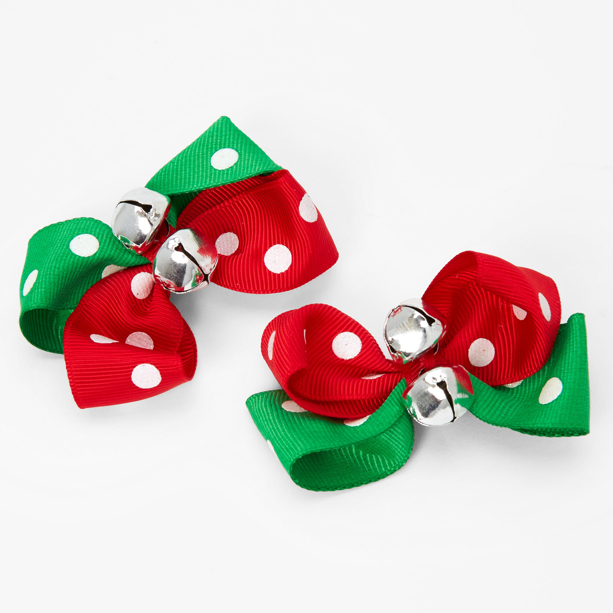 Christmas Bell Hair Bow Clips - 2 Pack | Claire's