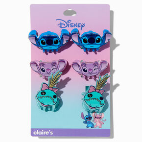 Disney Stitch Claire&#39;s Exclusive BFF Mini Hair Claws - 6 Pack,