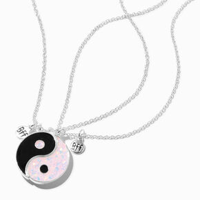 Best Friends Yin Yang UV Color-Changing Pendant Necklaces - 2 Pack,