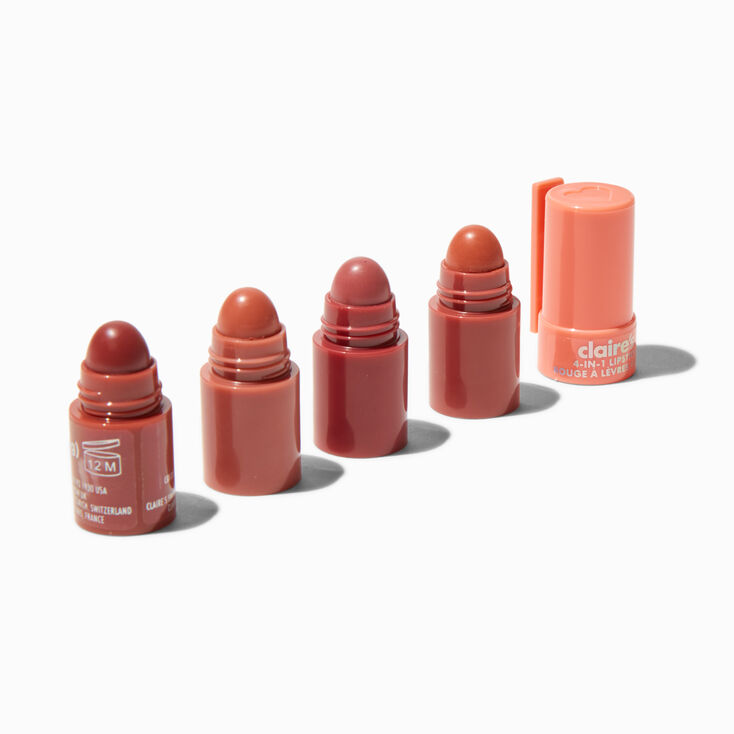 Nude 4-in-1 Lipstick Stack - 4 Pack,