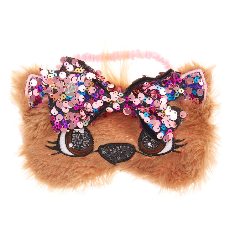 JoJo Siwa&trade; Bow Bow Soft Sequin Bow Sleeping Mask - Brown,