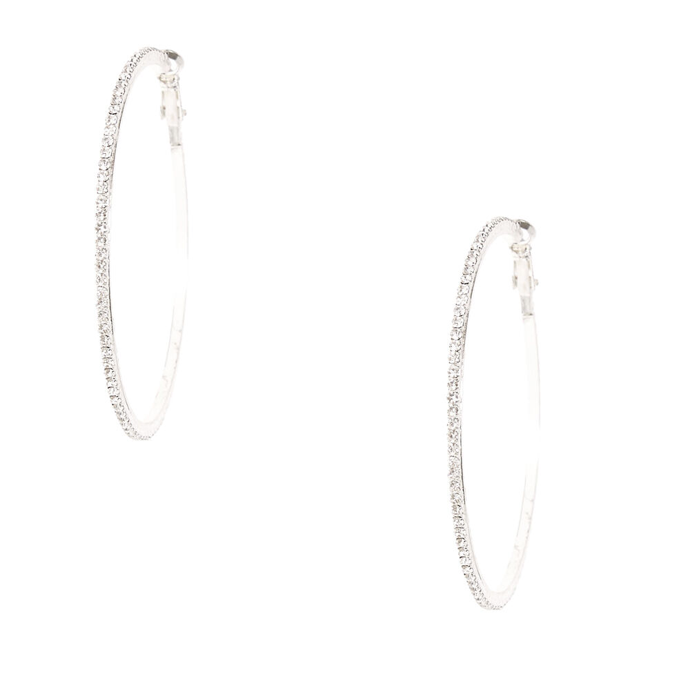 Fake hoop hot sale earrings claire's