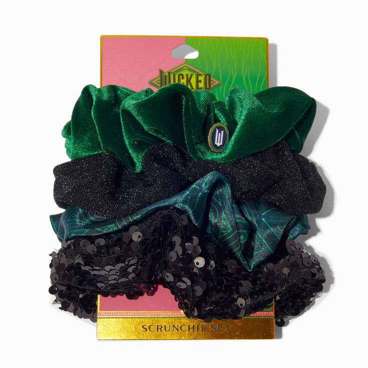 Wicked&trade; Claire&#39;s Exclusive Elphaba Hair Scrunchies - 4 Pack,
