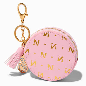 Golden Initial Coin Purse - N,