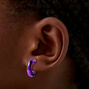 Purple Hoops Earring Stackables Set - 20 Pack,