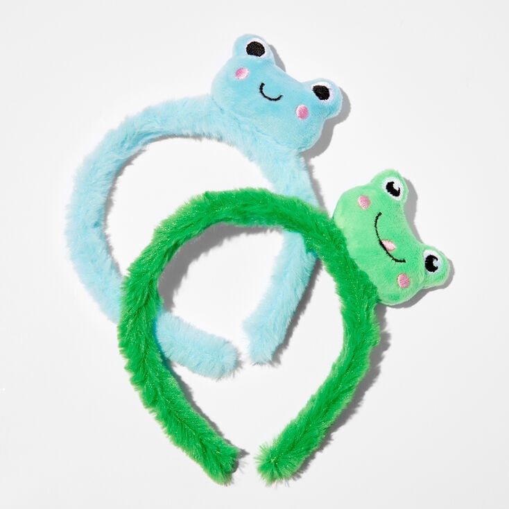 Claire&#39;s Club Plush Frog Headbands &#40;2 Pack&#41;,
