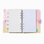 Checkered Daisy Clear Spiral Notebook,