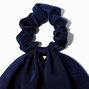 Petit chouchou foulard bleu marine,