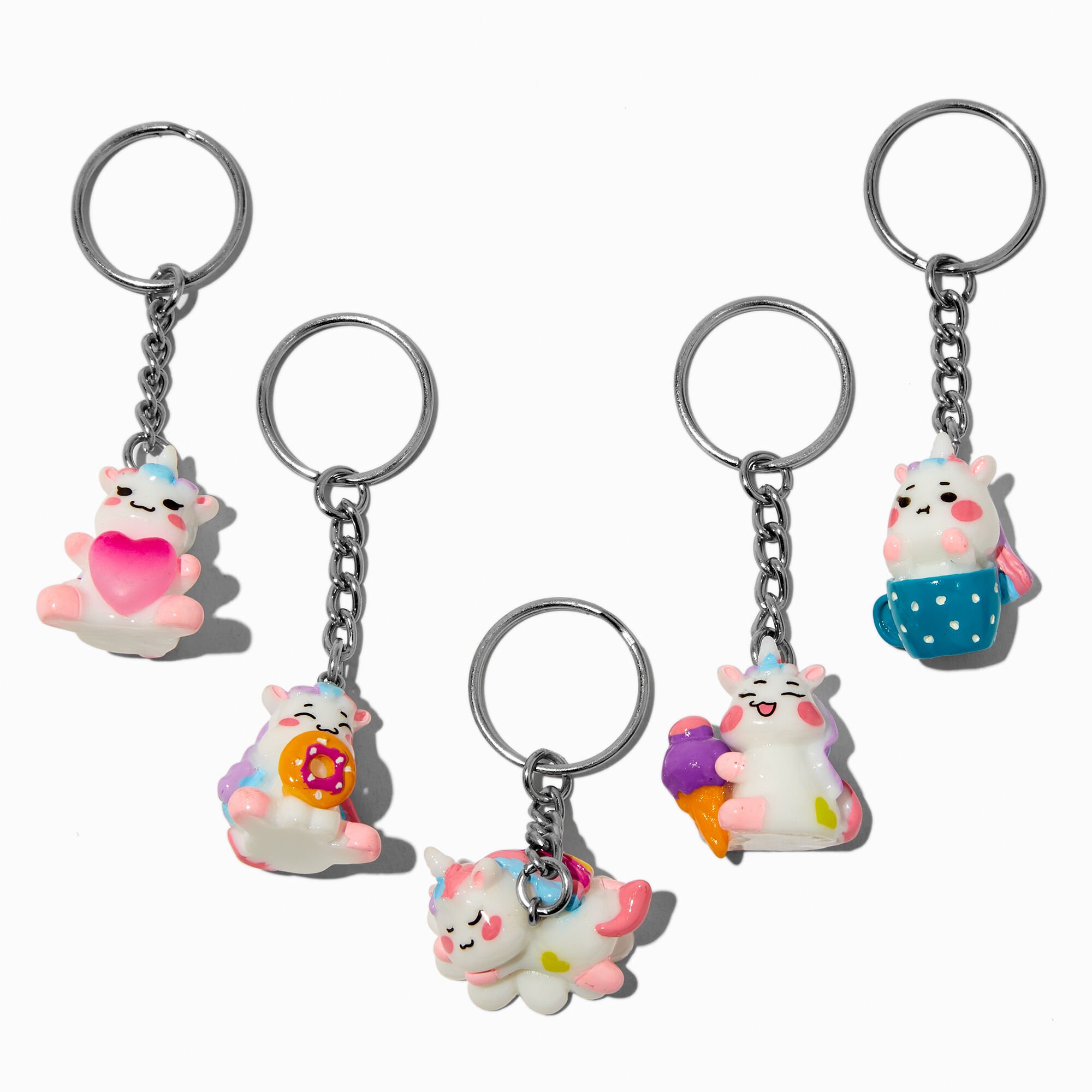 Unicorn Best Friends Keychains - 5 Pack,