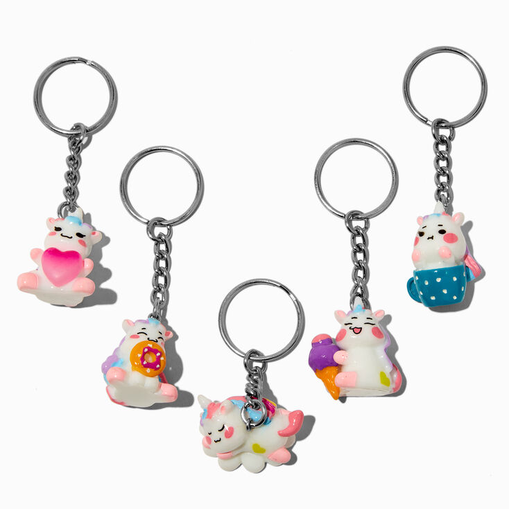 Unicorn Best Friends Keychains - 5 Pack,