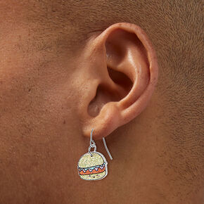 Sparkle Hamburger Drop Earrings,