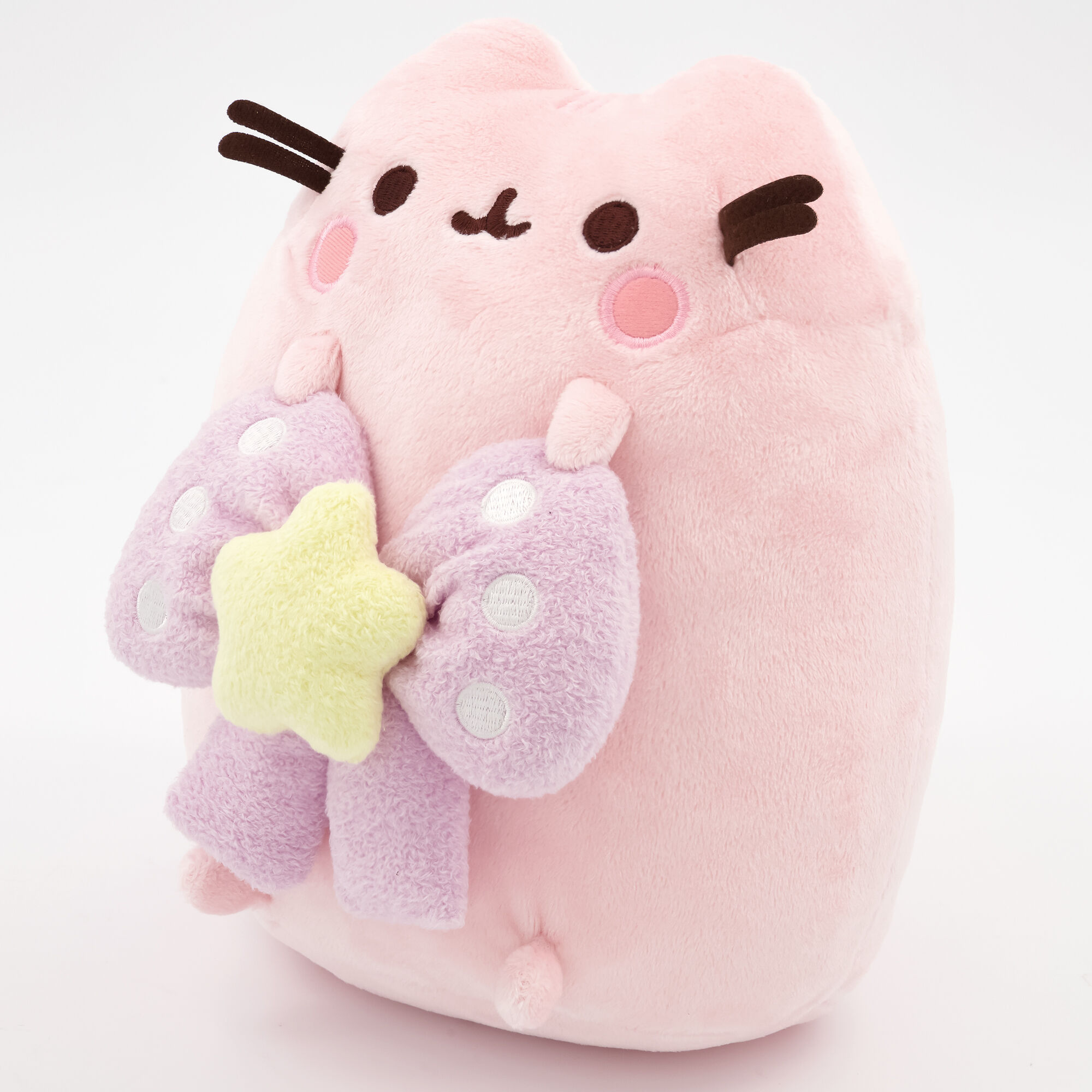 Peluche de taille moyenne nœud Pusheen® - Rose,