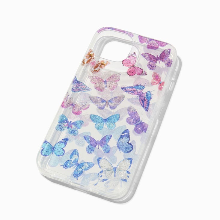 Glittery Butterflies Phone Case - Fits iPhone&reg; 13/14/15,