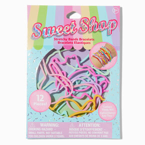 Sweet Shop Stretchy Bands Bracelets - 12 Pack,