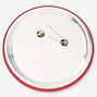 Birthday Princess Red Glitter Button,