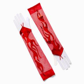 Red Devil Flames Arm Warmers,
