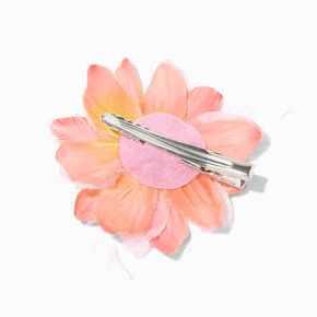 Pink Ombre Flower Hair Clip,