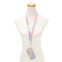 Butterfly Glitter Phone Case with Lanyard - Fits iPhone 6/7/8,
