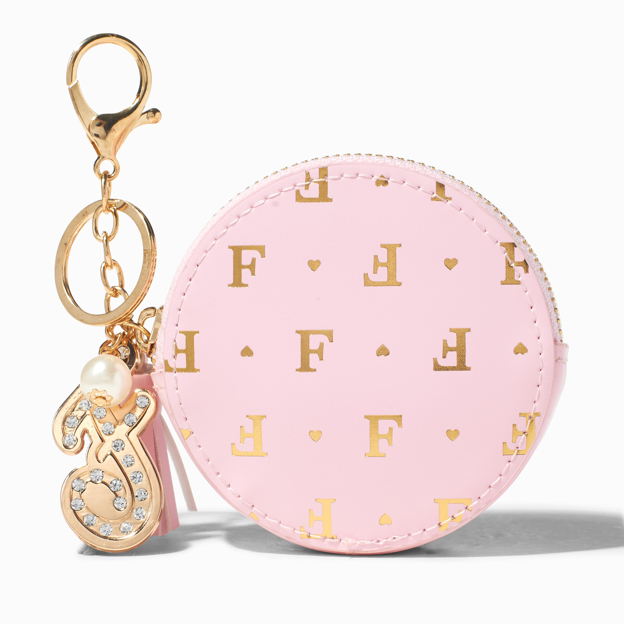 View Claires en Initial Coin Purse F Gold information