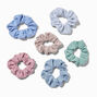 Ribbed Heathered Mixed Hair Scrunchies - 6 Pack,