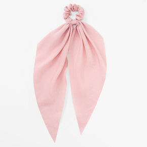 Small Hair Scrunchie Scarf - Blush,