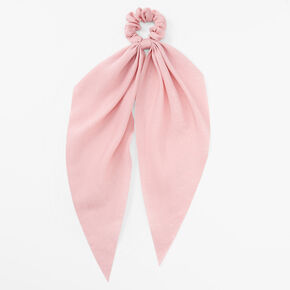 Petit chouchou foulard - Rose blush,