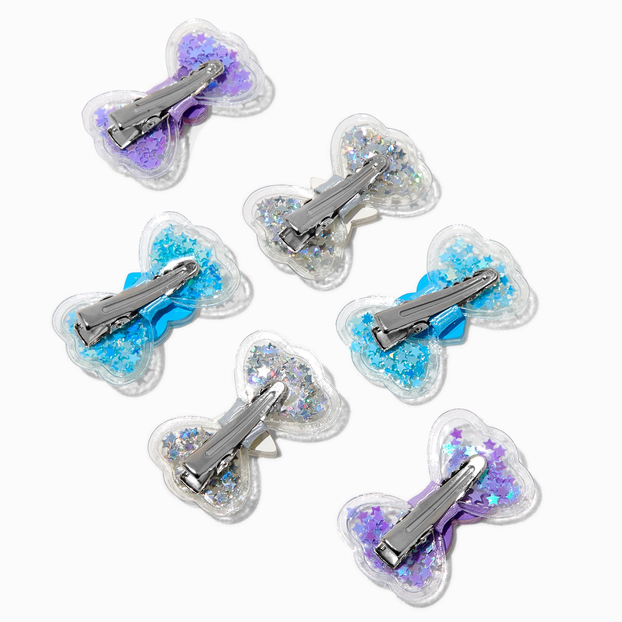 Barrettes à nœud shaker icônes Claire's Club - Lot de 6,