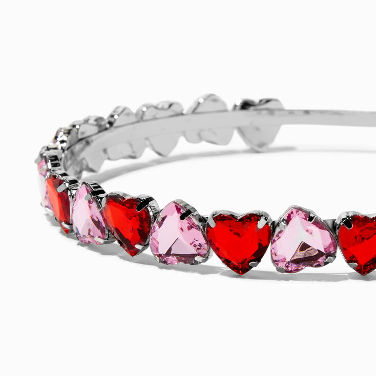 Valentine&#39;s Day Gemstone Hearts Headband,