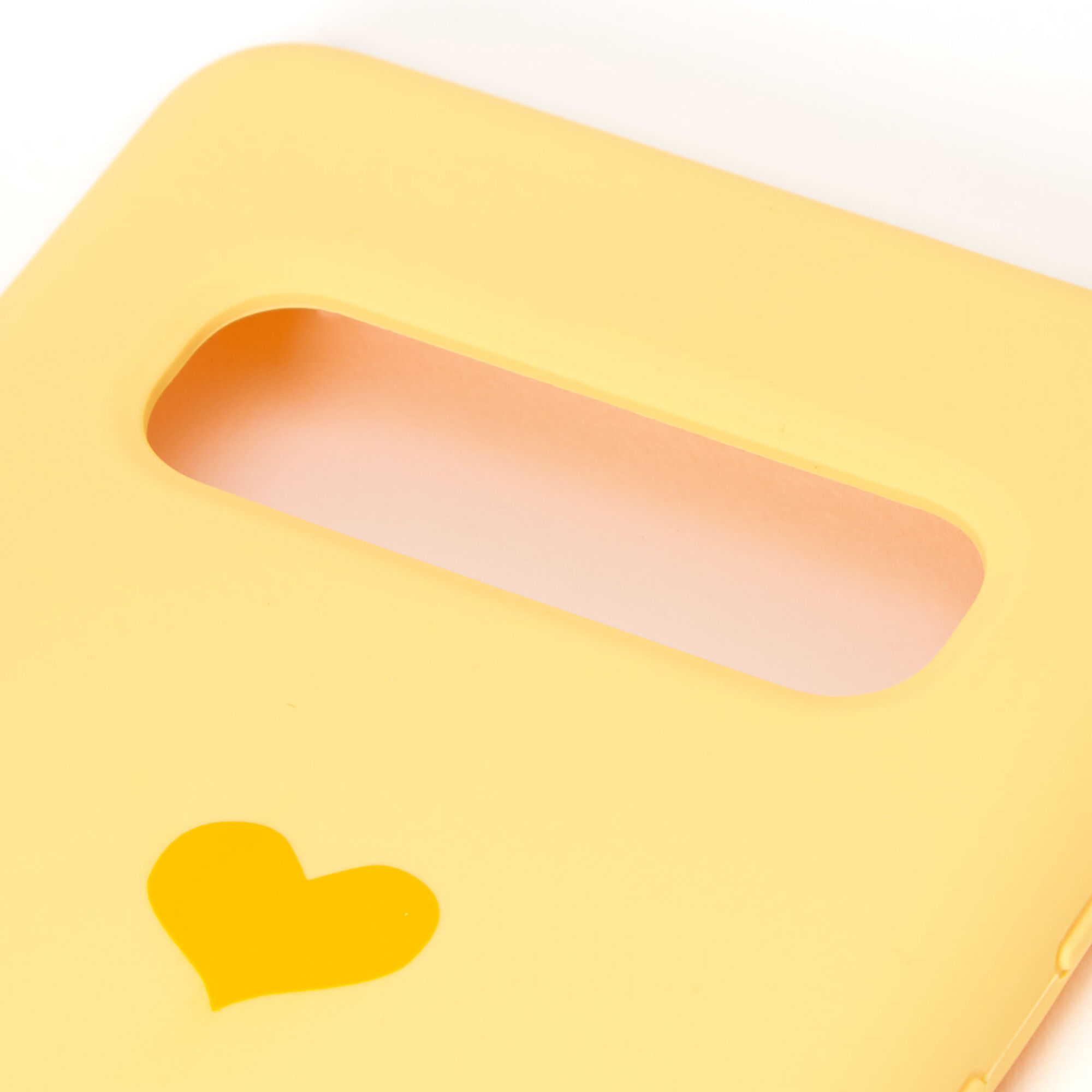 Yellow Heart Phone Case - Fits Samsung Galaxy S10,