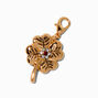 T H E M E x Claire&#39;s Gold-tone Four-Leaf Clover Charm,