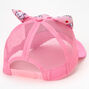 Chibi Strawberry Cat Holographic Pink Baseball Cap,
