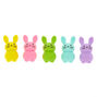 Rainbow Bunny Erasers - 5 Pack,