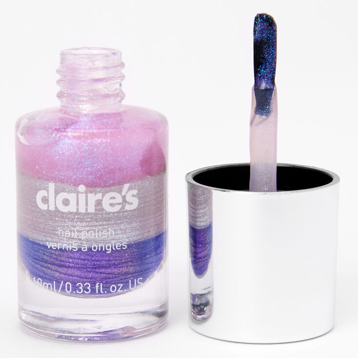 Vernis &agrave; ongles chatoyant - Purple Ombre,
