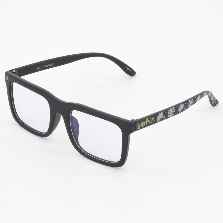 Harry Potter&trade; Blue Light Reducing Retro Clear Lens Frames &ndash; Black,