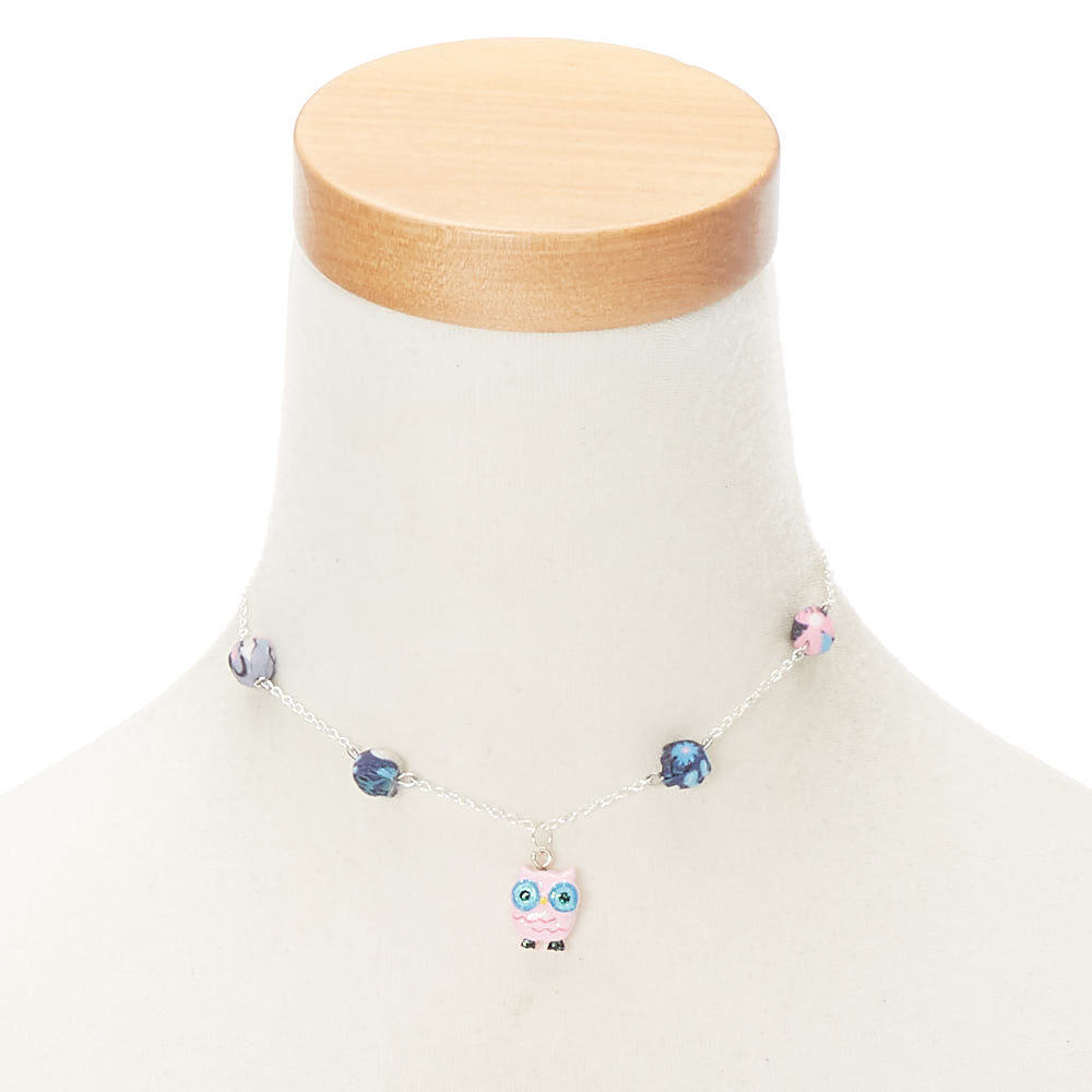 Claire's Club Owl Jewellery Set - Navy, 3 Pack,