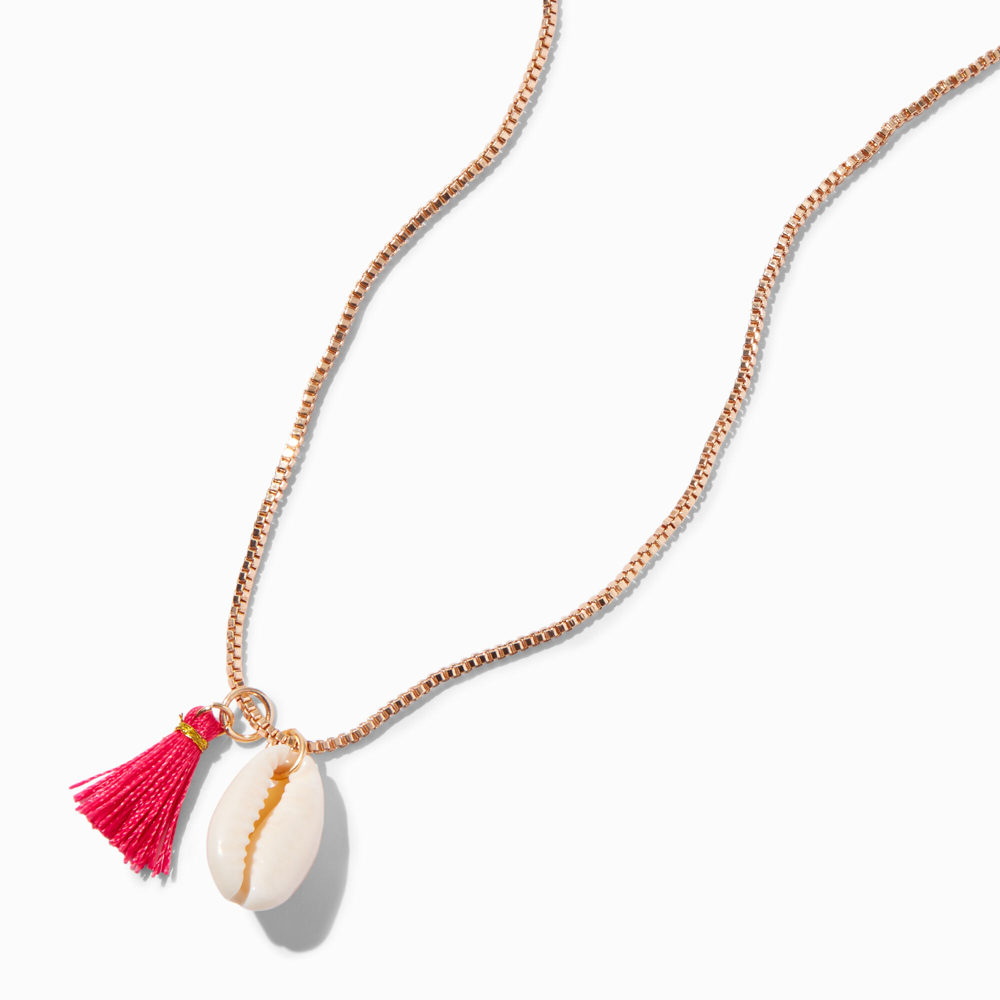 Seashell necklace sale claire's