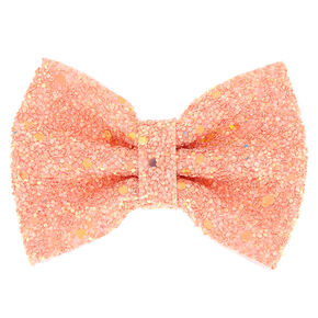 Go to Product: Mini Cake Glitter Hair Bow Clip - Rose Gold from Claires