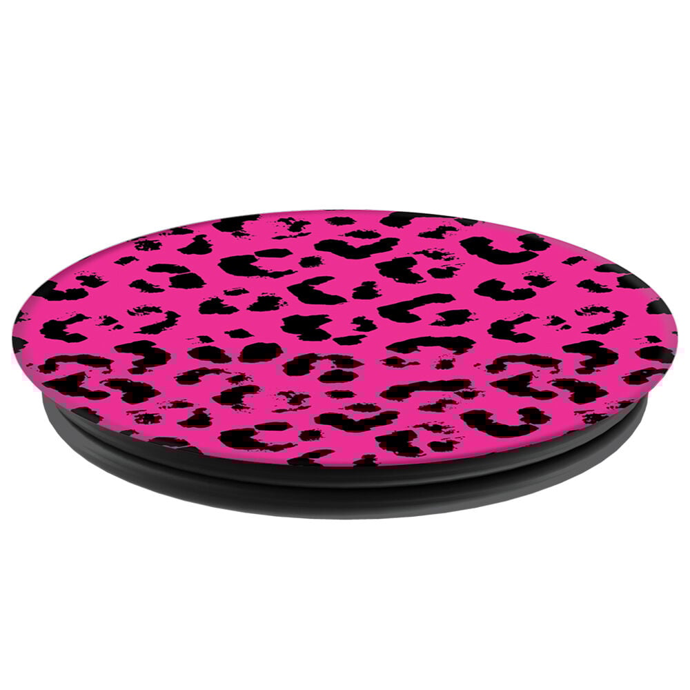Fuchsia Leopard PopGrip PopSocket,