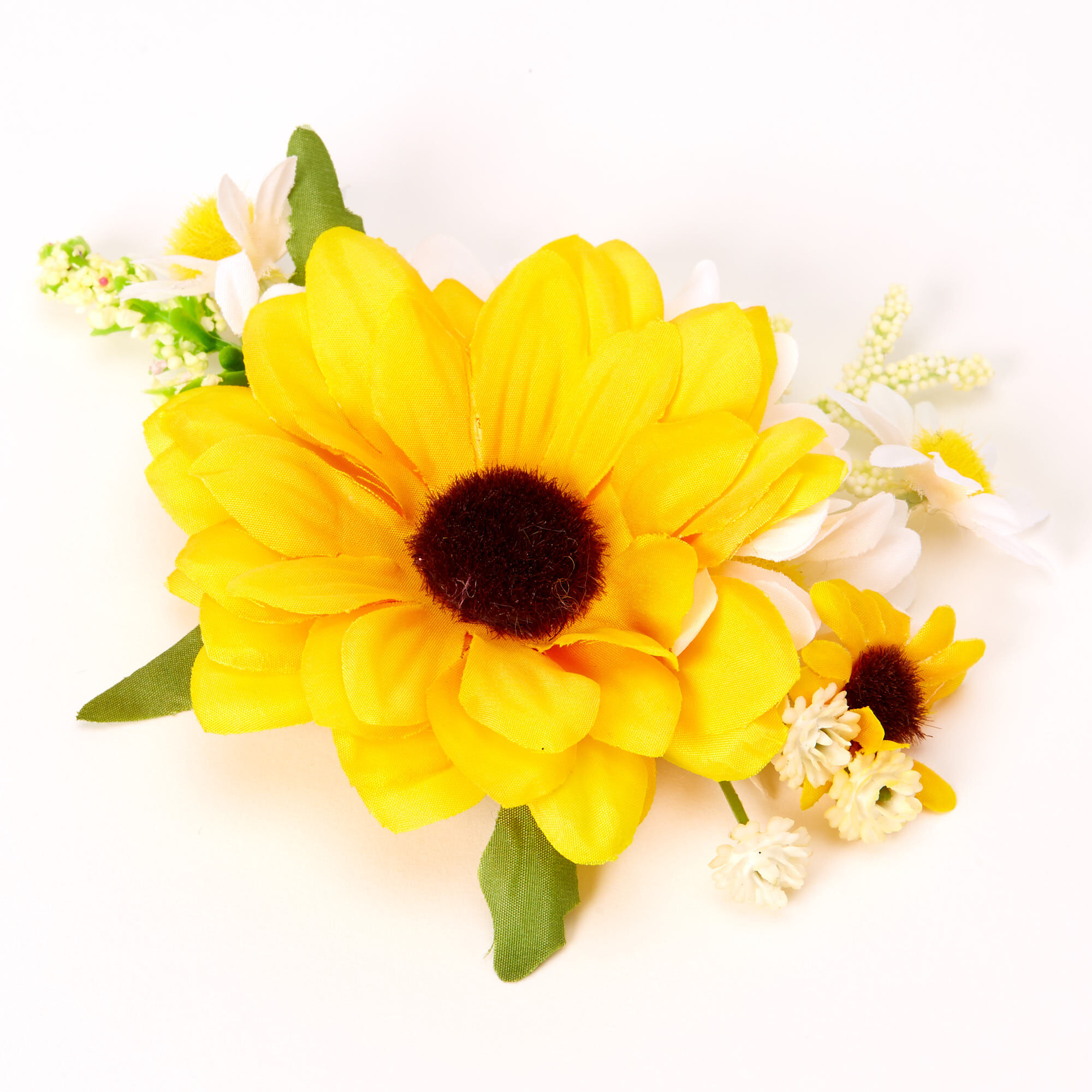 Cluster Sunflower Hair Clip Claire s