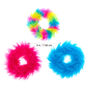 Claire&#39;s Club Small Furry Tie Dye Hair Scrunchies - 3 Pack,