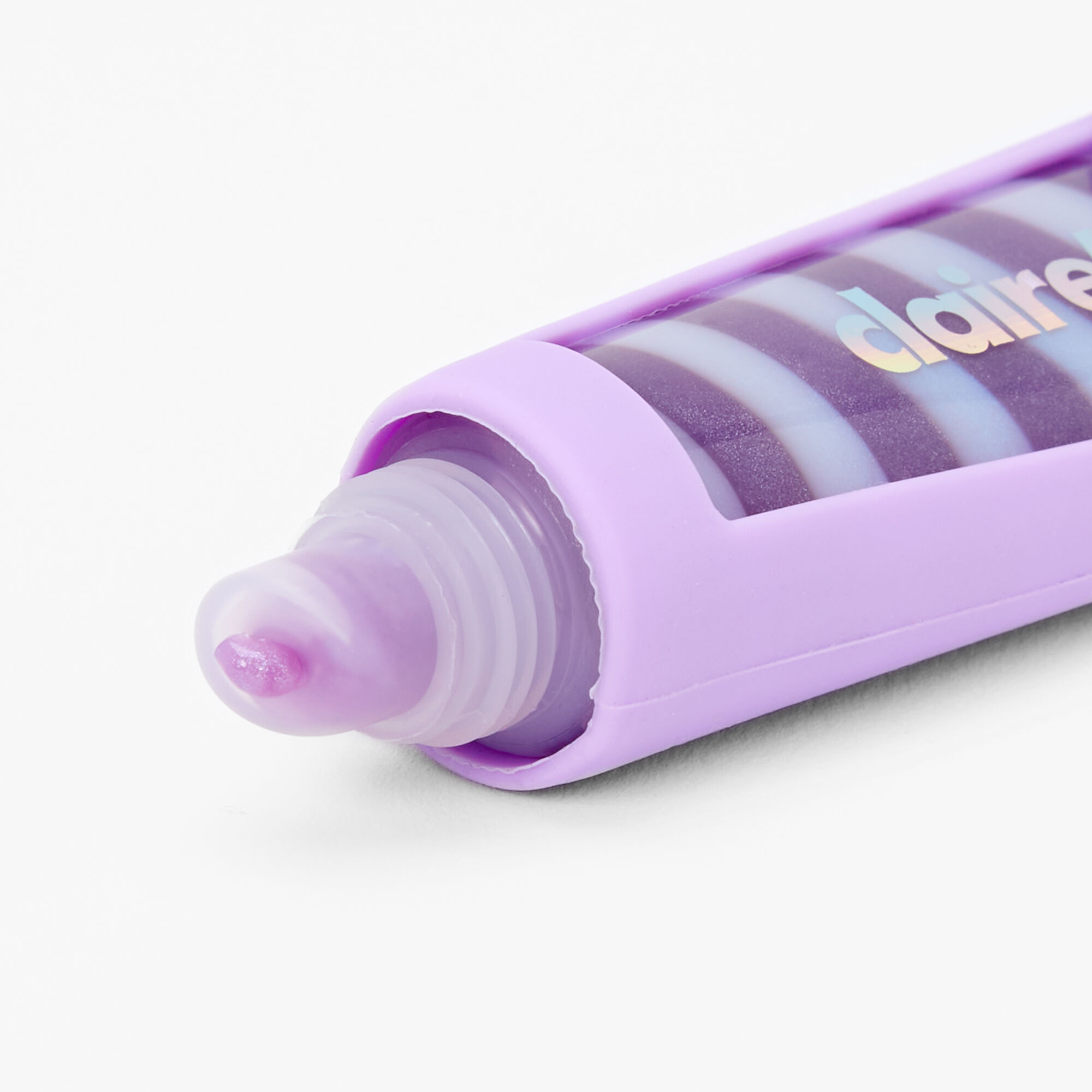 Tube de gloss à initiale - Violet, L,