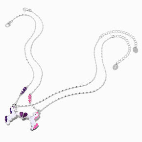 Best Friends Unicorn Heart BFF Necklaces - 2 Pack,